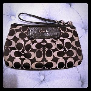 Large Black Coach Bag Wristlet